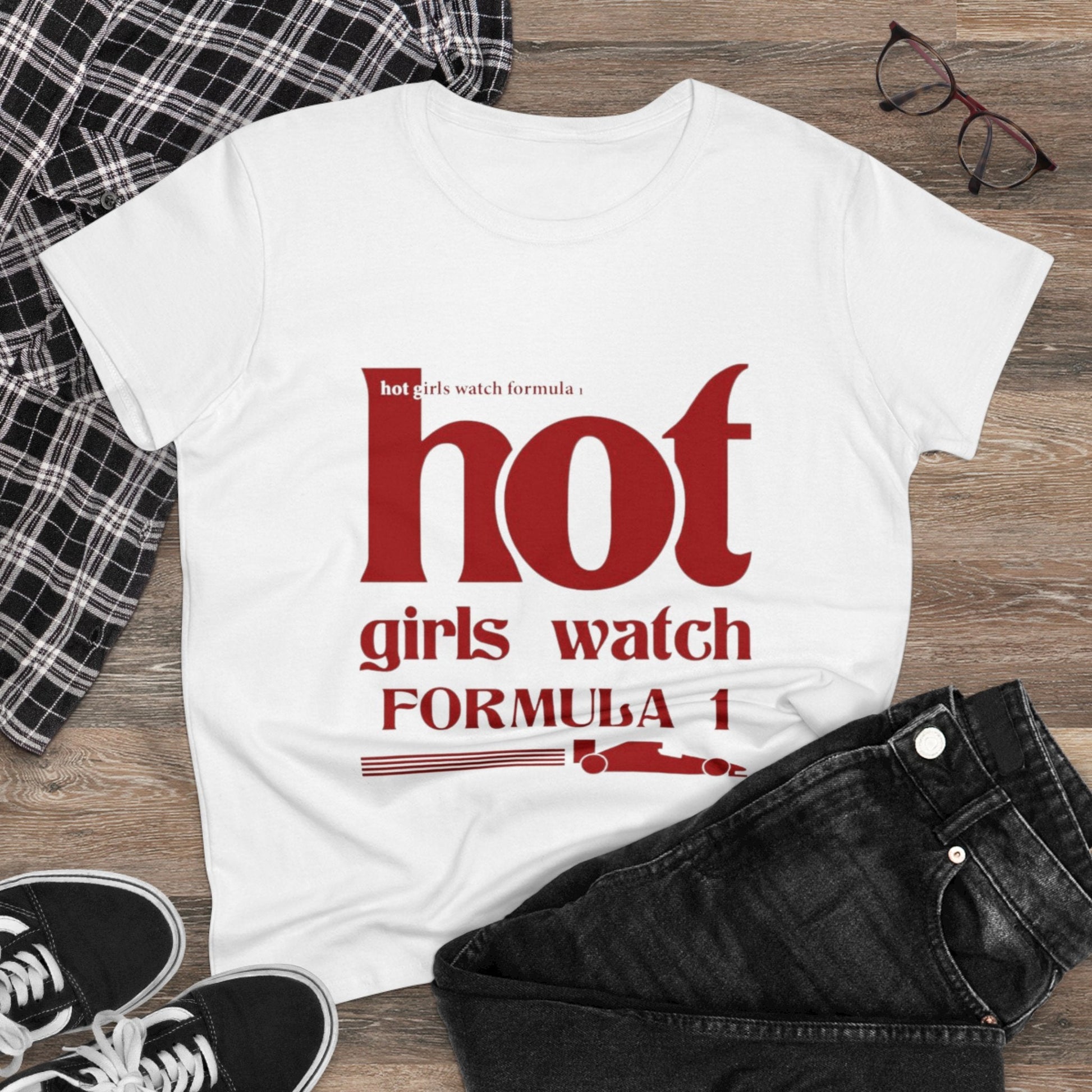 Hot Girls Watch Formula 1 Tee