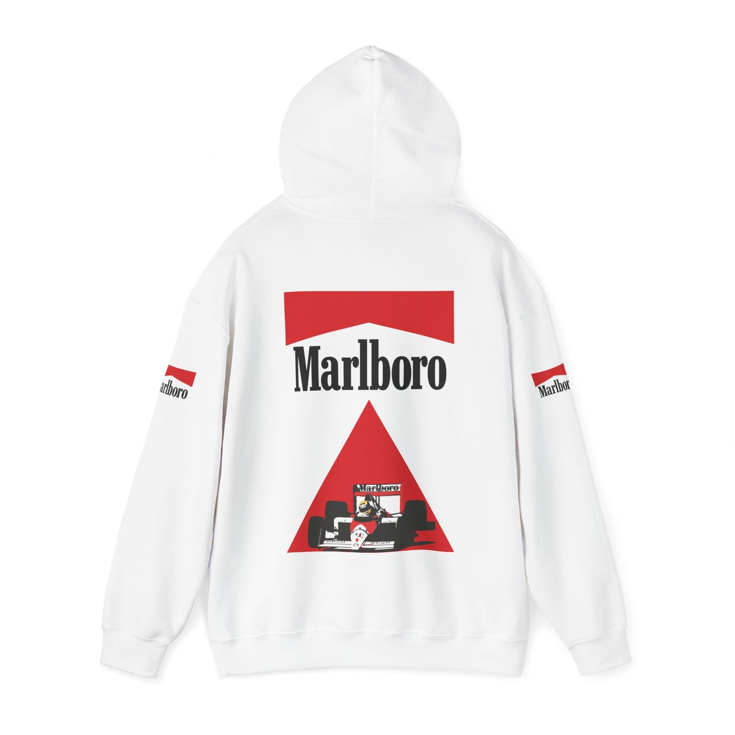 McLaren Marlboro men's hooded sweatshirt - back view