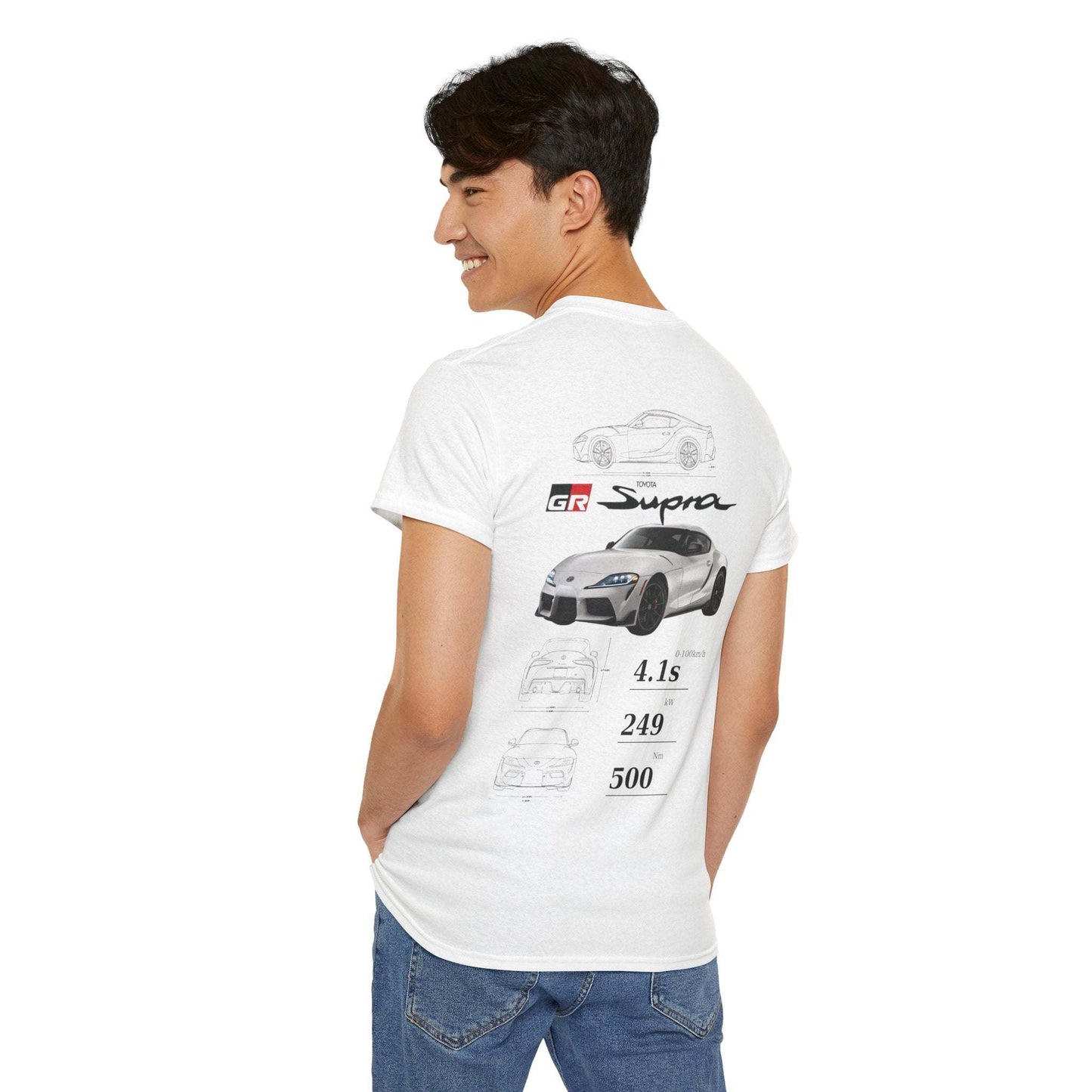 Toyota Supra MK5 Heavy Cotton Tee JDM Fashion