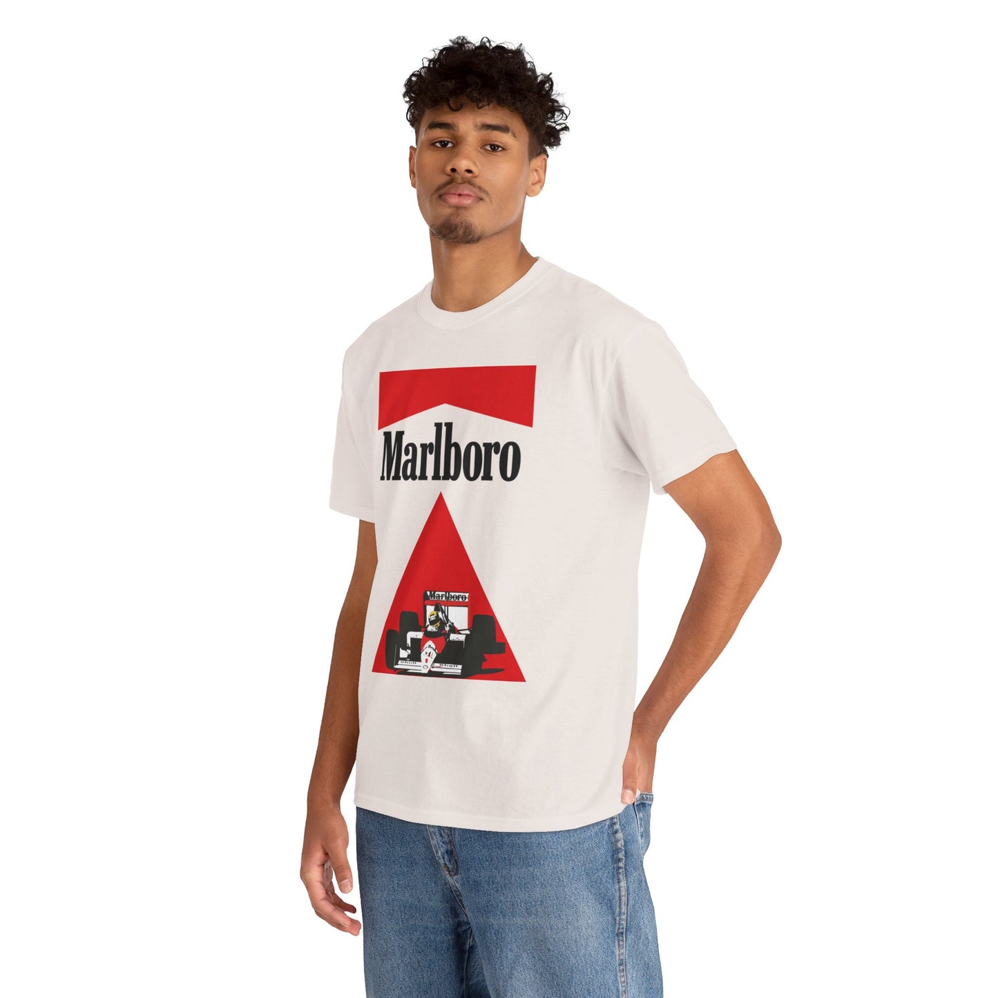 Mclaren Marlboro Formula 1 Retro Heavy Cotton T-shirt