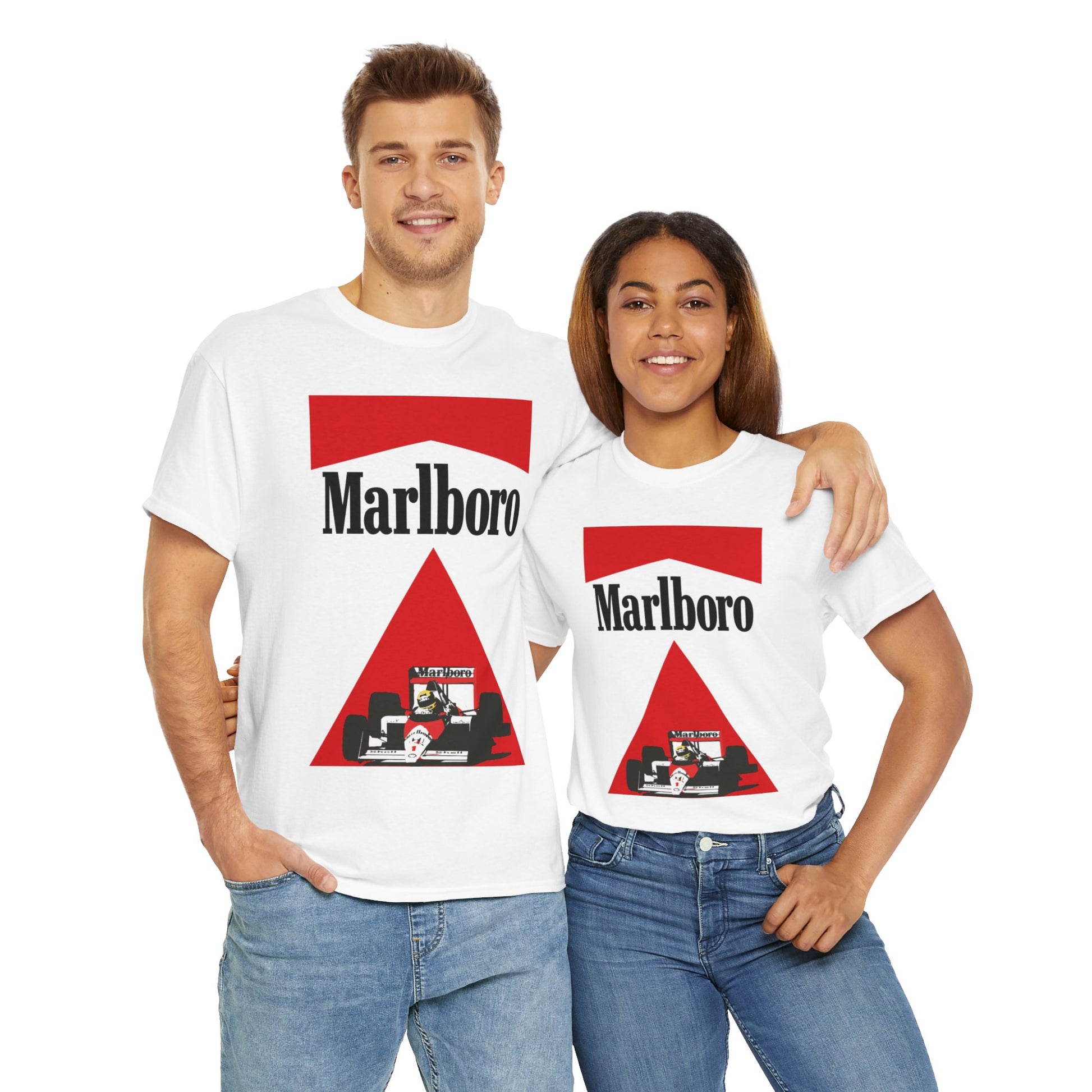 Mclaren Marlboro Formula 1 Retro Heavy Cotton T-shirt