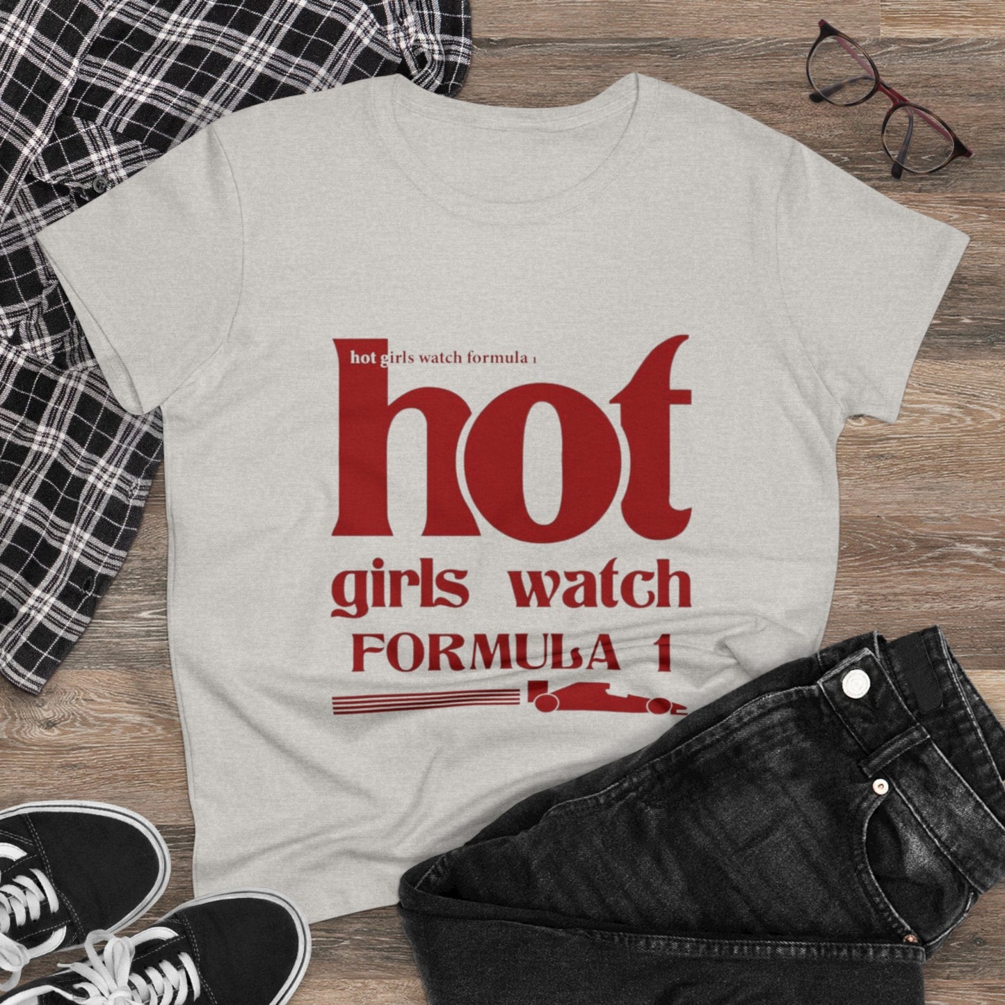 Hot Girls Watch Formula 1 Tee