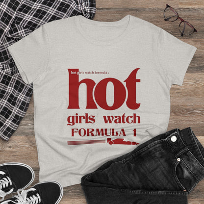 Hot Girls Watch Formula 1 Tee