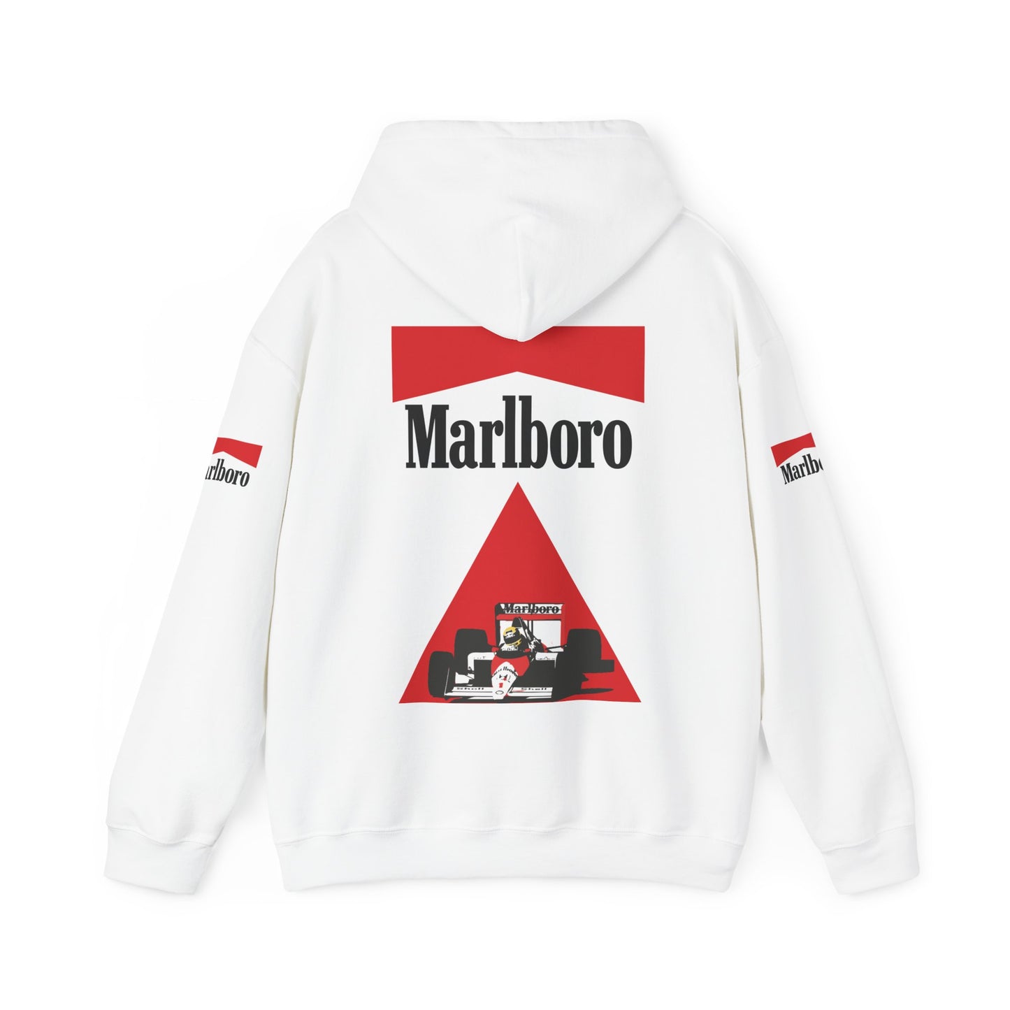 McLaren Marlboro men's hooded sweatshirt - back view