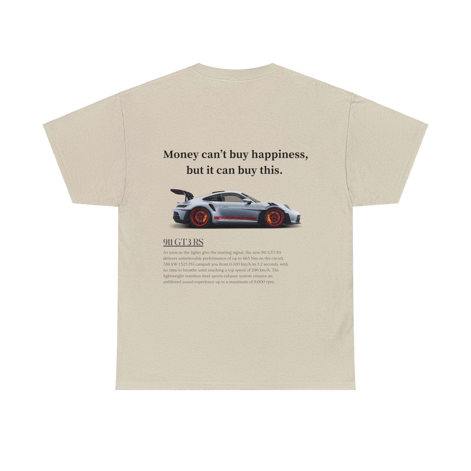 Porsche 911 GT3 'Money Can't Buy Happiness' Heavy Cotton Tee