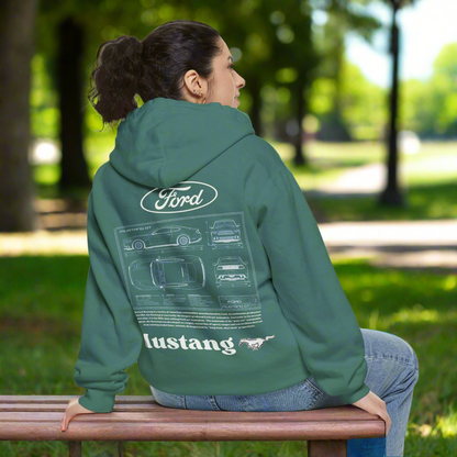 Ford Mustang Garment-Dyed Hoodie