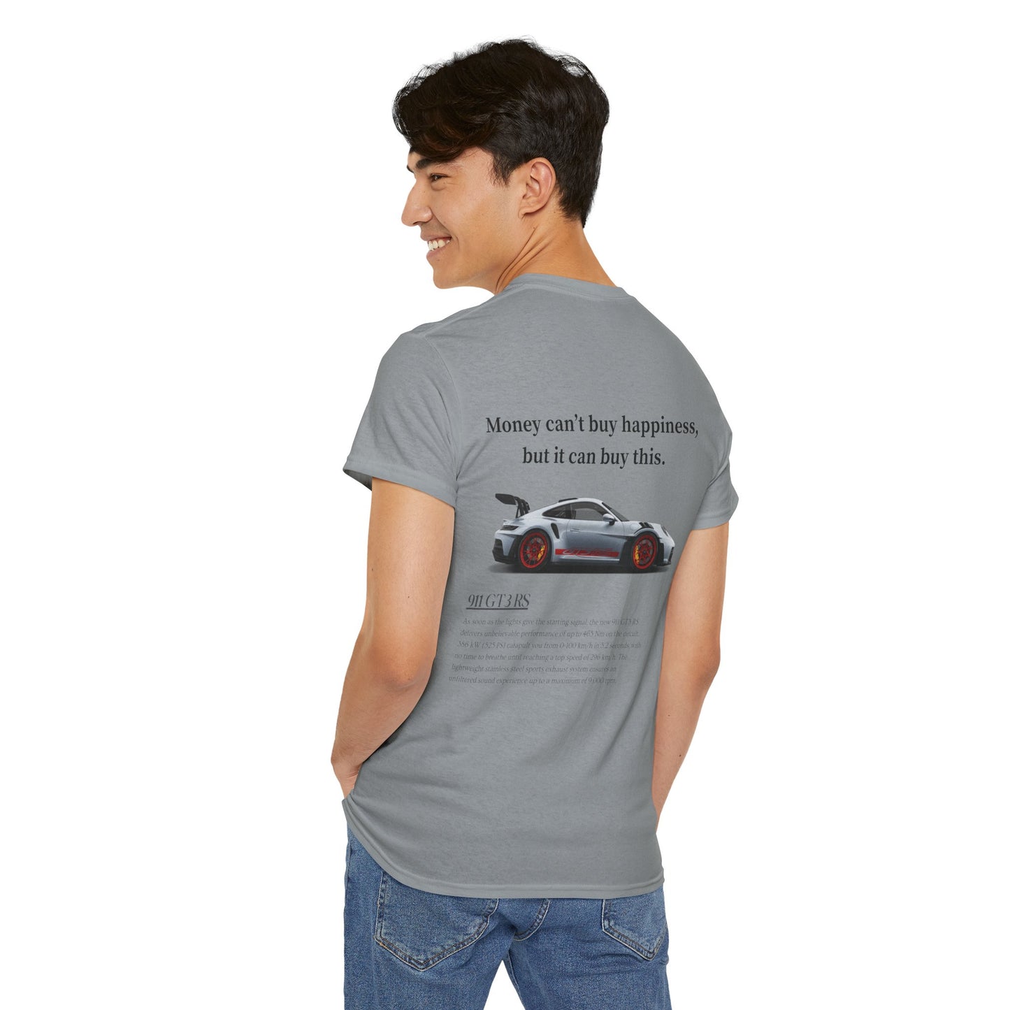 Porsche 911 GT3 'Money Can't Buy Happiness' Heavy Cotton Tee